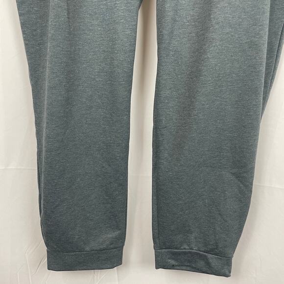 Adidas Essential Cotton Fleece Jogger Pant Dark Charcoal Gray HE2610 Size 2XL - Picture 3 of 9